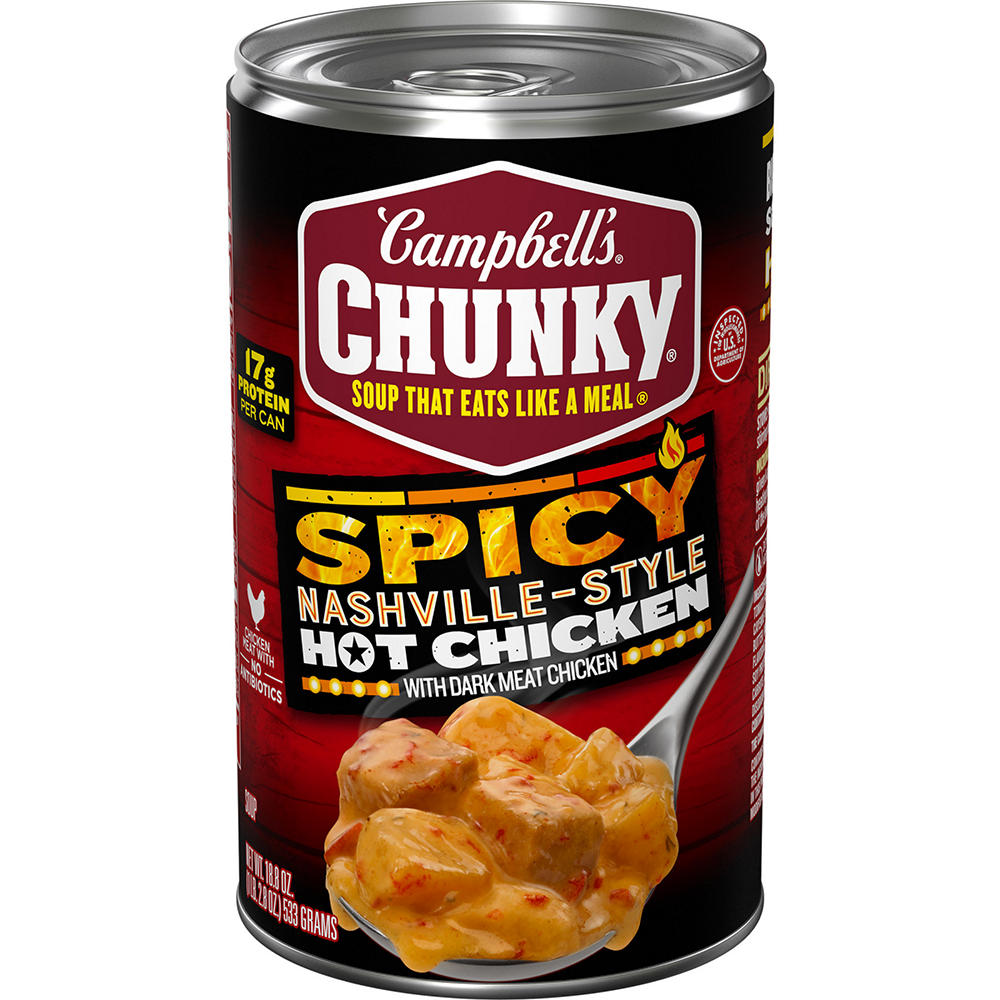 Campbell's Chunky Spicy Nashville-Style Hot Chicken Soup, 18.8 oz