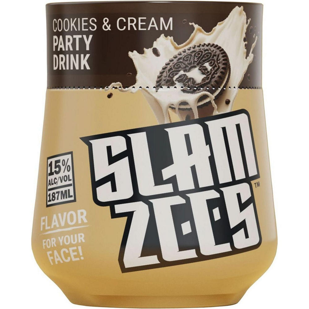 Slam Zees Cookies and Cream Party Drink, 187 mL