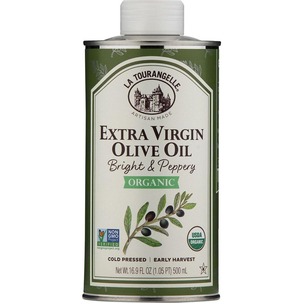 La Tourangelle Extra Virgin Olive Oil Bright & Peppery, 16.9 oz