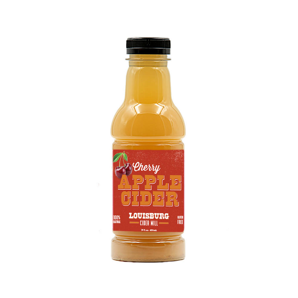 Louisburg Cider Mill Cherry Apple Cider, 16 oz
