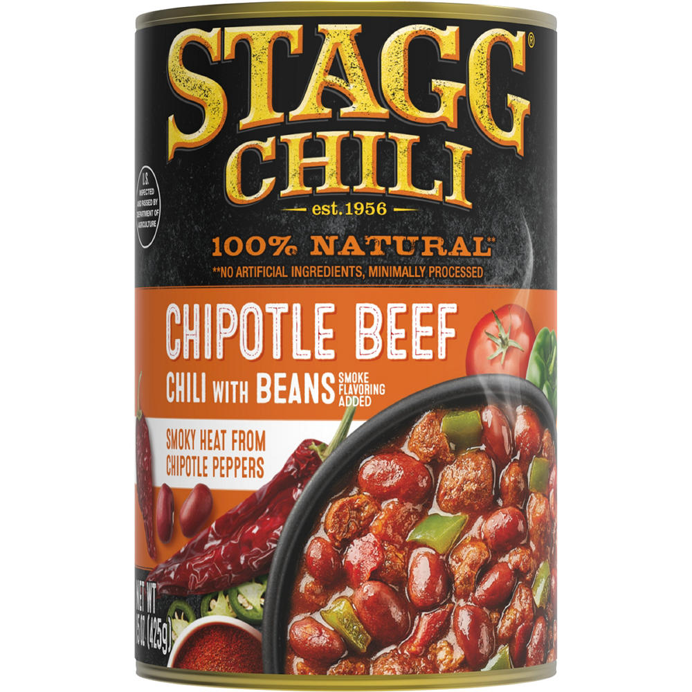 Stagg Chipotle Beef Chili With Beans, 15 oz