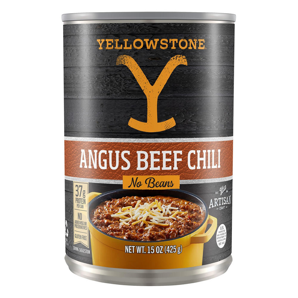 Yellowstone Angus Beef Chili No Beans, 15 oz