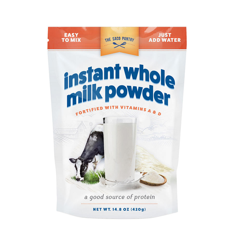 Saco Instant Whole Milk Powder, 14.8 oz