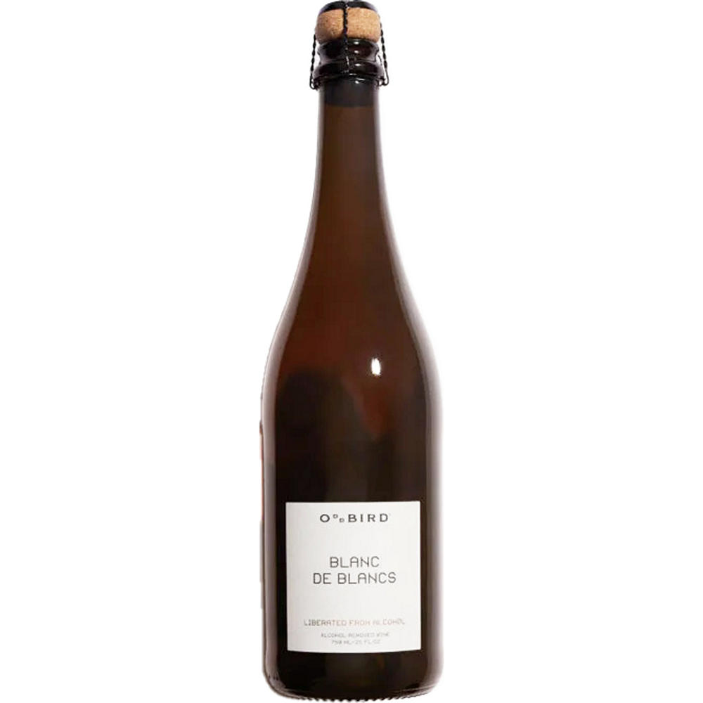 Odd Bird Blanc De Blancs French Non Alcoholic White Wine, 750 mL