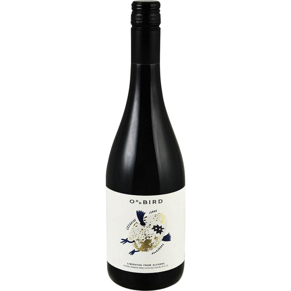Odd Bird Non Alcoholic French Red Blend Wine, 750 mL