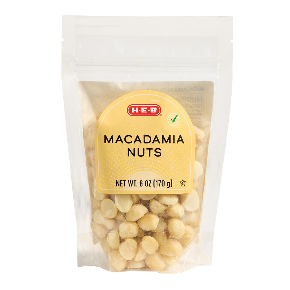 H-E-B Macadamia Nuts, 6 oz