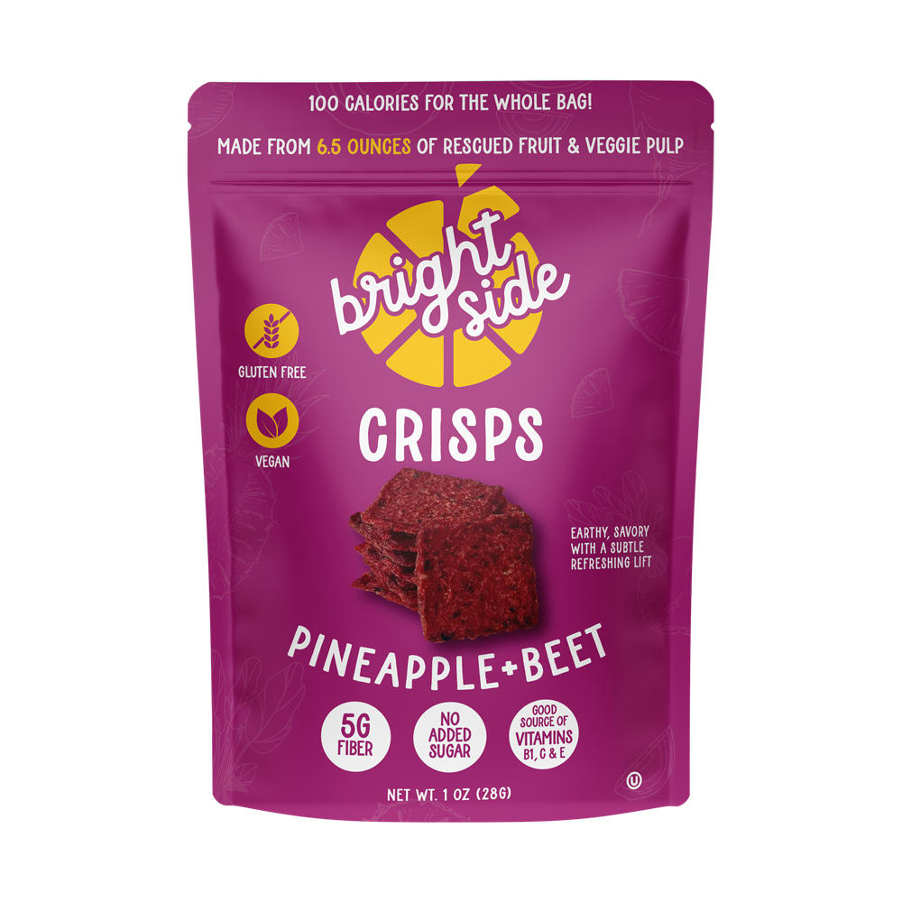 Bright Side Pineapple + Beet Crisps , 1 oz