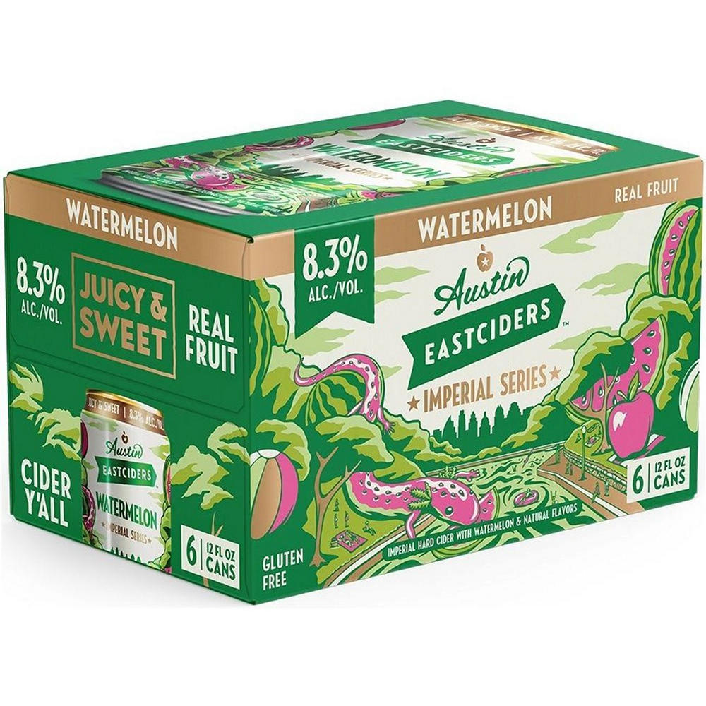 Austin Eastciders Imperial Series Watermelon 6 pk Cans, 12 oz