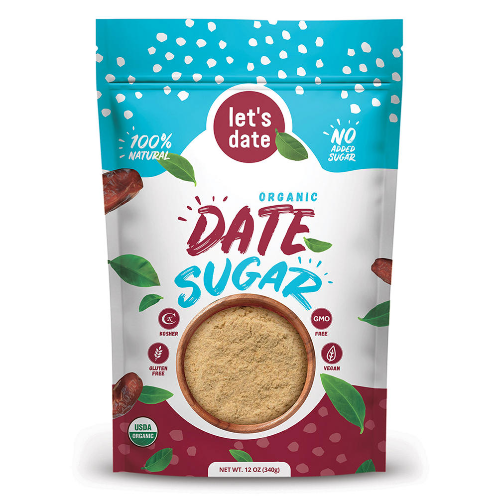 Let's Date Organic Date Sugar, 12 oz