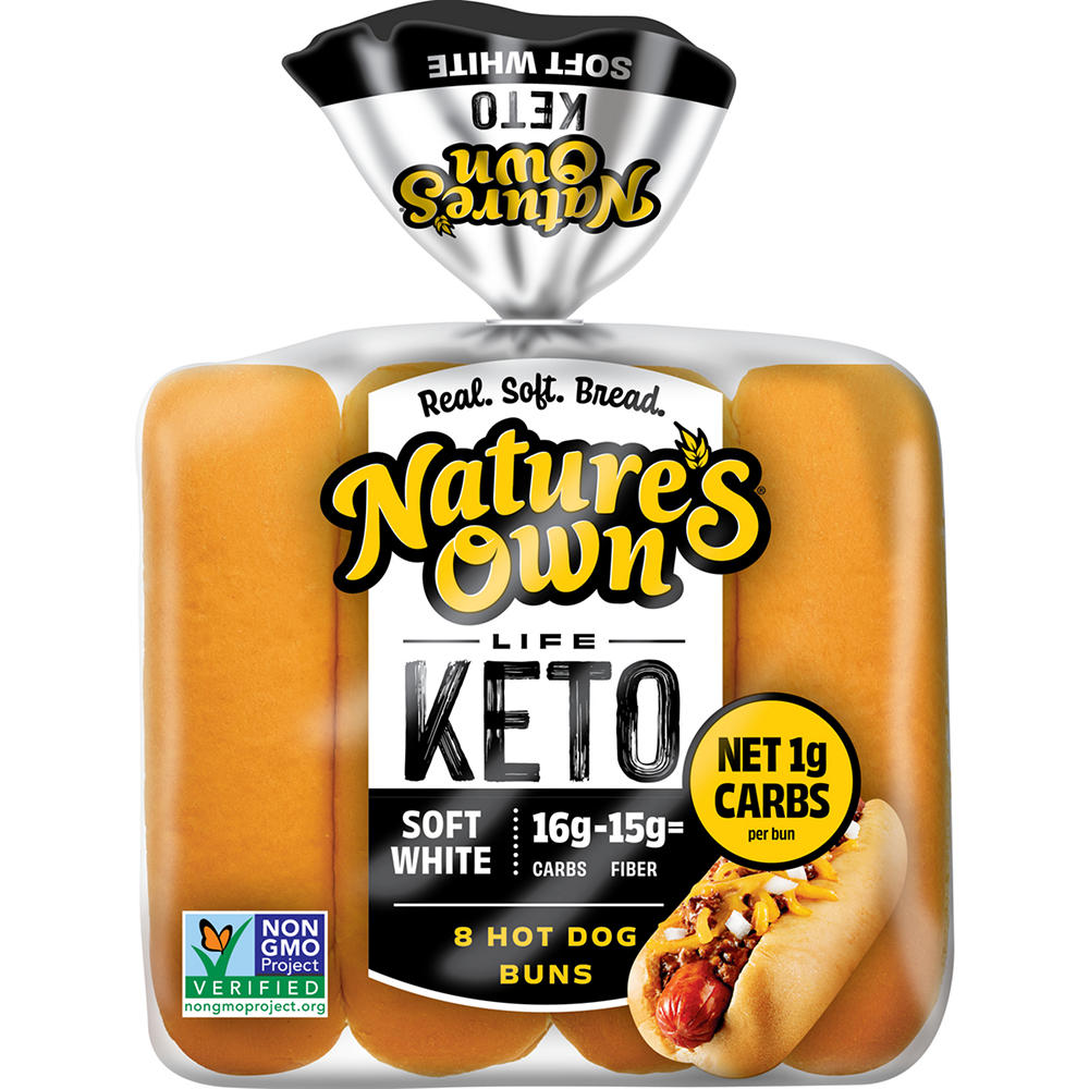 Nature's Own Keto Hotdog Buns, 12 oz