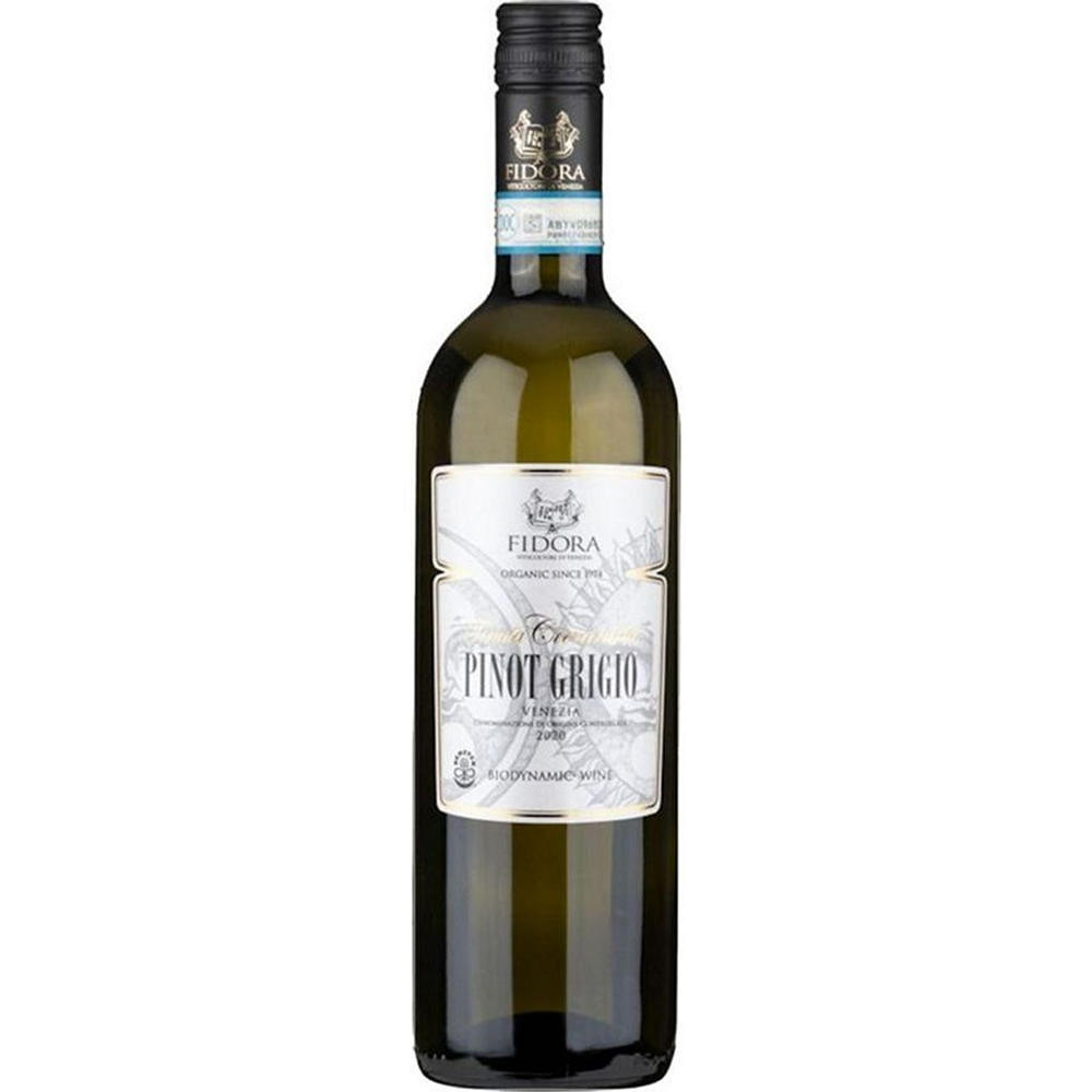 Fidora Organic Venezia Pinot Grigio Italian White Wine, 750 mL