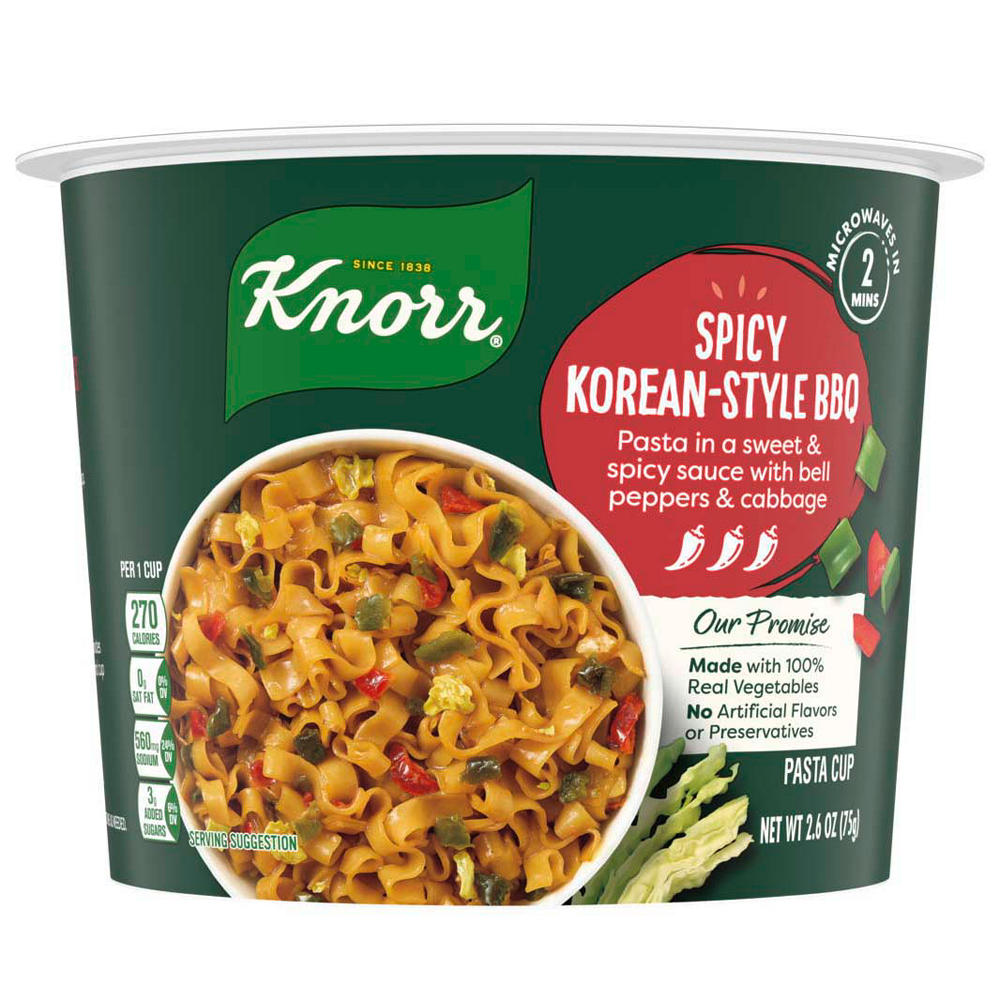 Knorr Spicy Korean-Style BBQ Pasta Cup , 2.6 oz