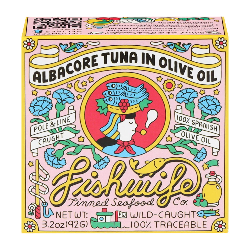 Fishwife Albacore Tuna in Olive Oil, 3.2 oz