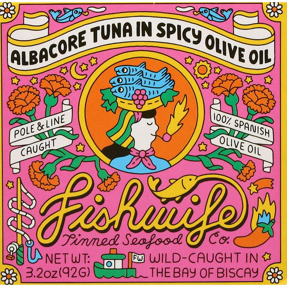 Fishwife Albacore Tuna in Spicy Olive Oil, 3.2 oz