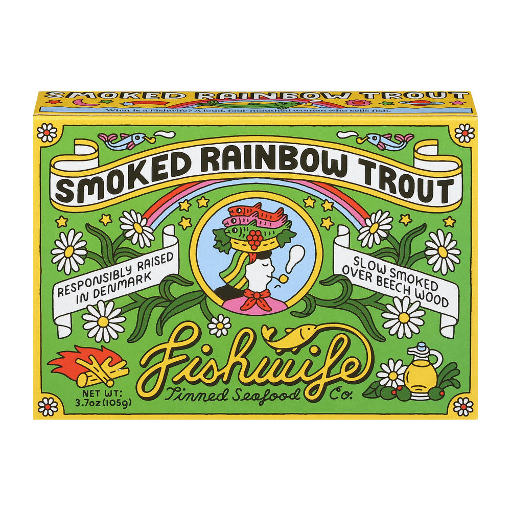 Fishwife Smoked Rainbow Trout, 3.7 oz