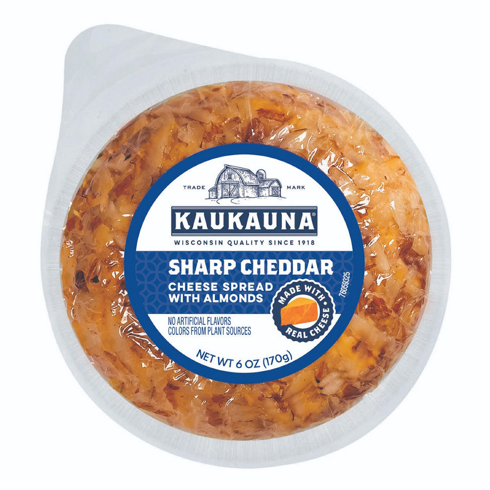 Kaukauna Cheese Ball - Sharp Cheddar, 6 oz