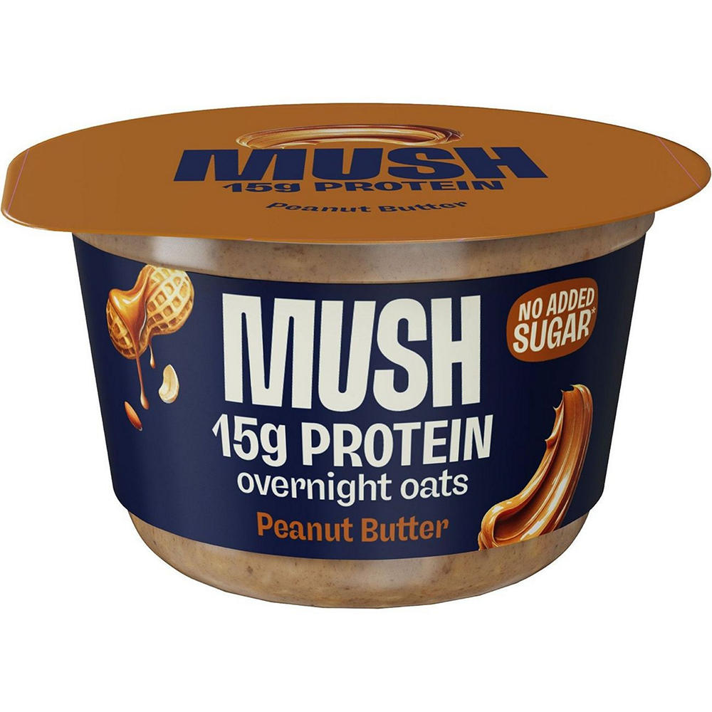Mush 15g Protein Overnight Oats - Peanut Butter, 5.5 oz