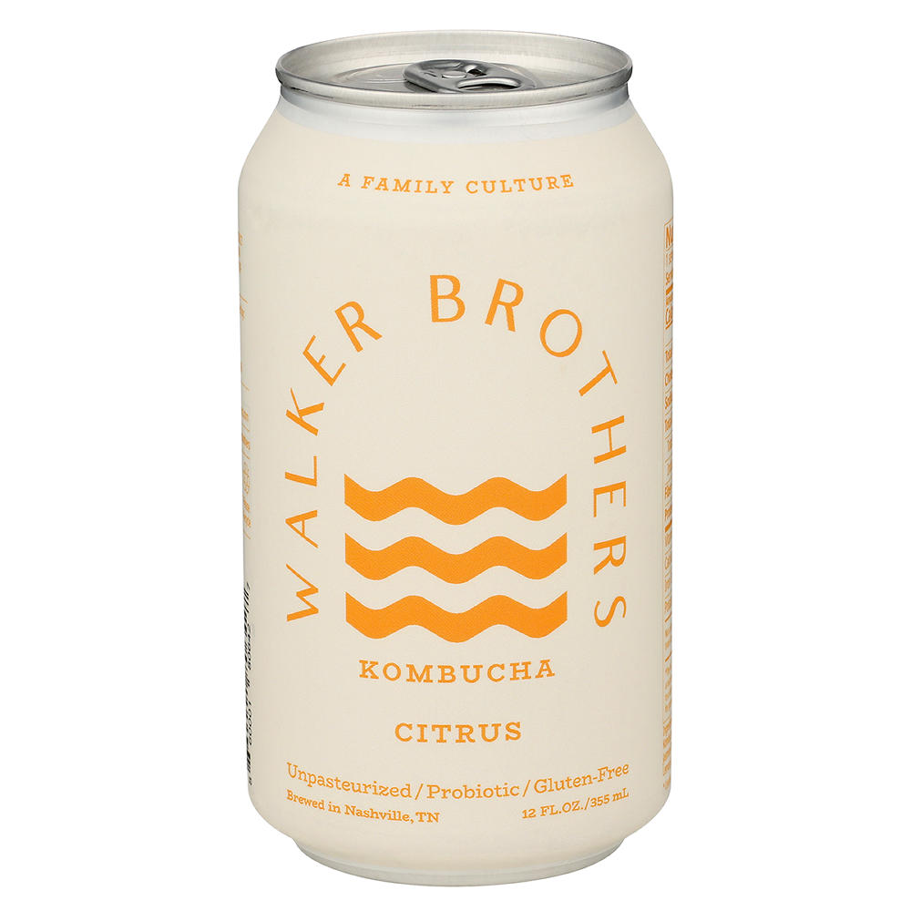 Walker Brothers Kombucha - Citrus, 12 oz