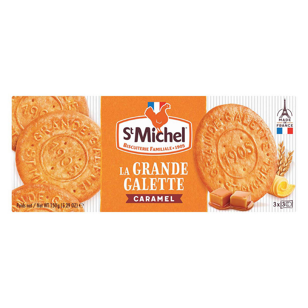 St Michel La Grande Galette - Caramel, 5.29 oz