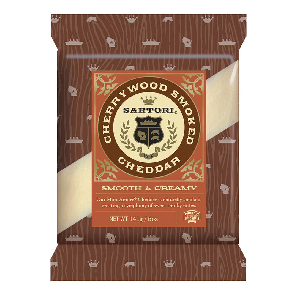Sartori Cherrywood Smoked Cheddar Cheese, 5 oz