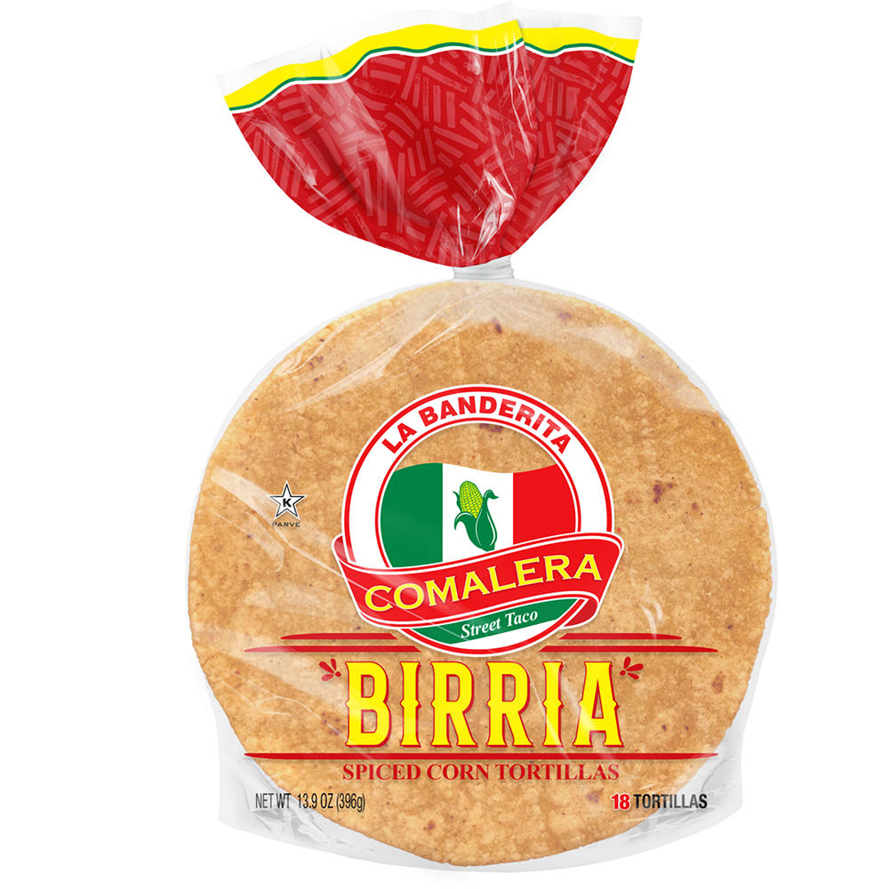 La Banderita Comalera Birria Spiced Corn Tortillas, 18 ct