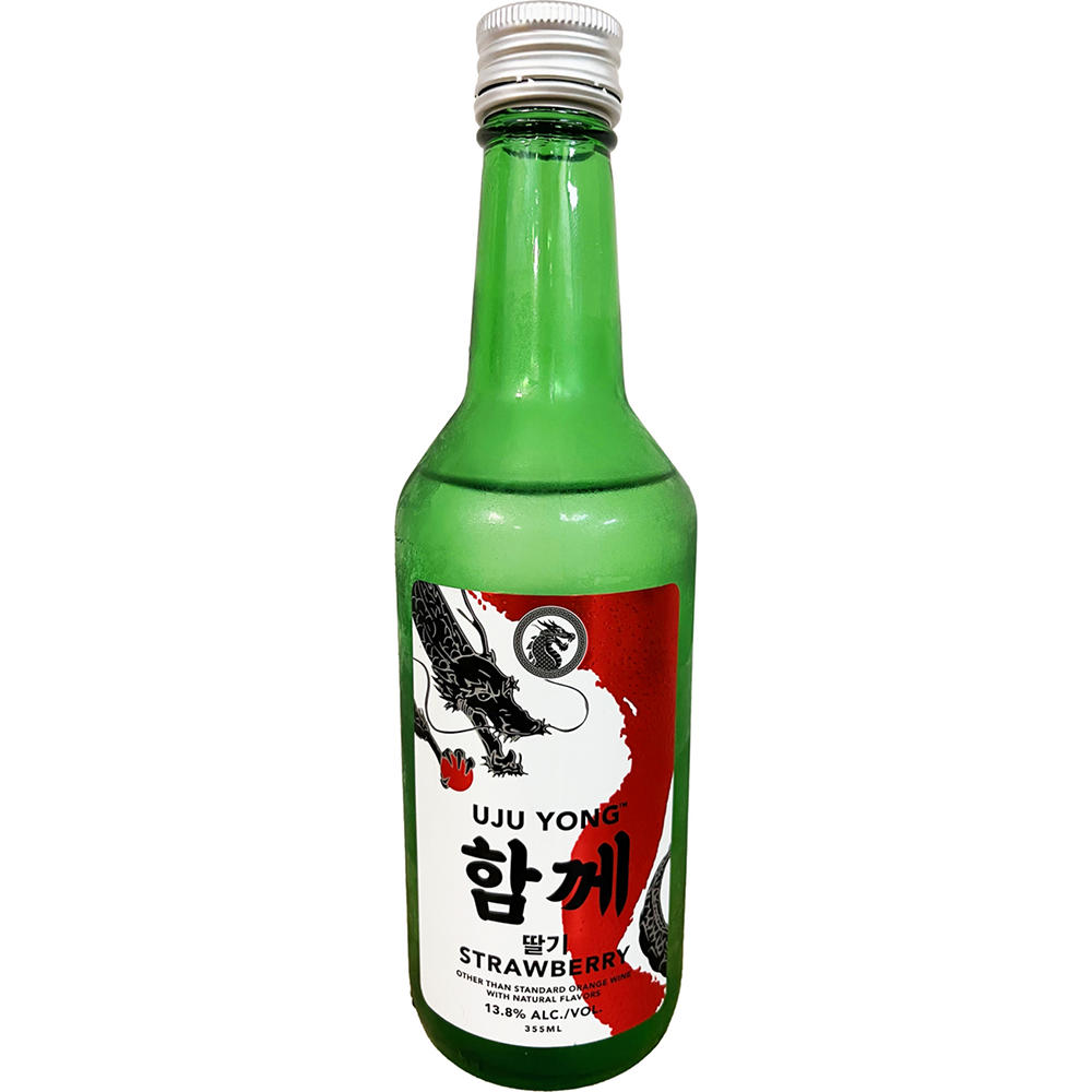 Uju Yong Strawberry Soju, 355 mL