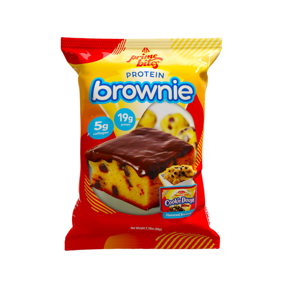 Prime Bites 19g Protein Brownie - Cookie Dough Bites, 2.29 oz