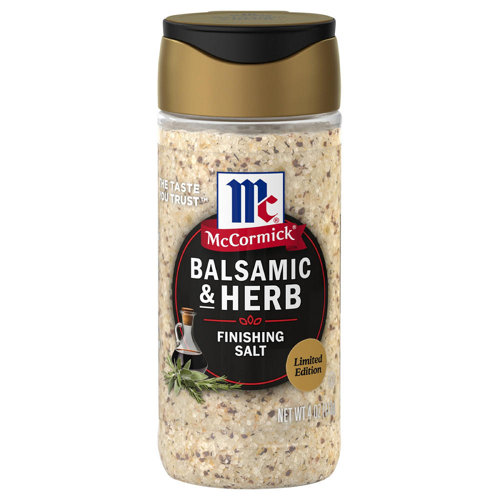 McCormick Limited Edition Balsamic & Herb Finishing Salt, 4 oz