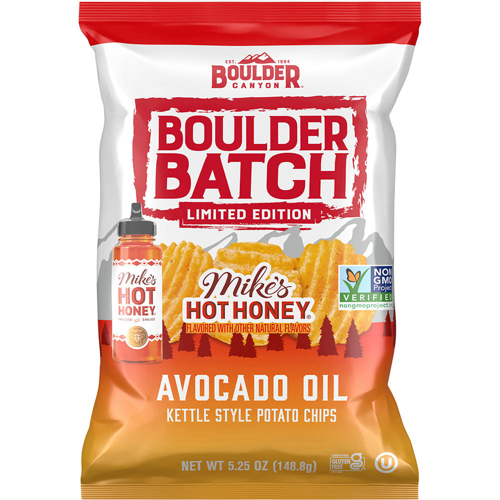Boulder Canyon Kettle-Style Potato Chips - Mike's Hot Honey, 5.25 oz