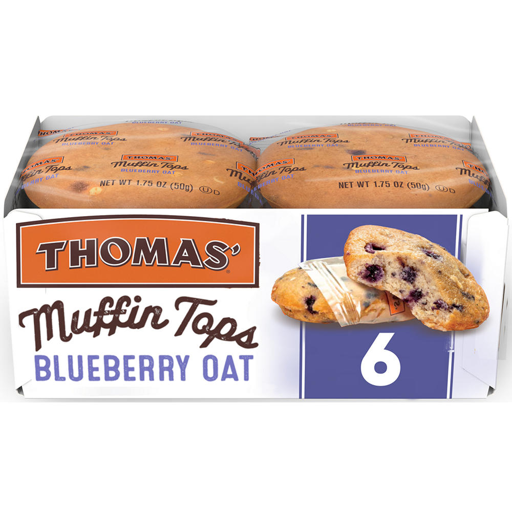 Thomas' Blueberry Oat Muffin Tops, 6 ct