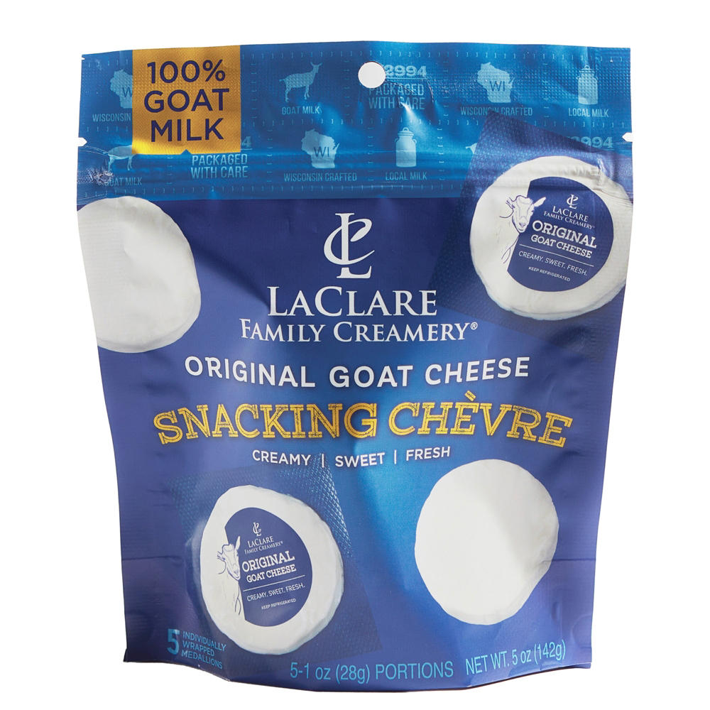 LaClare Creamery Goat Medallion Snack Cheese, 5 ct