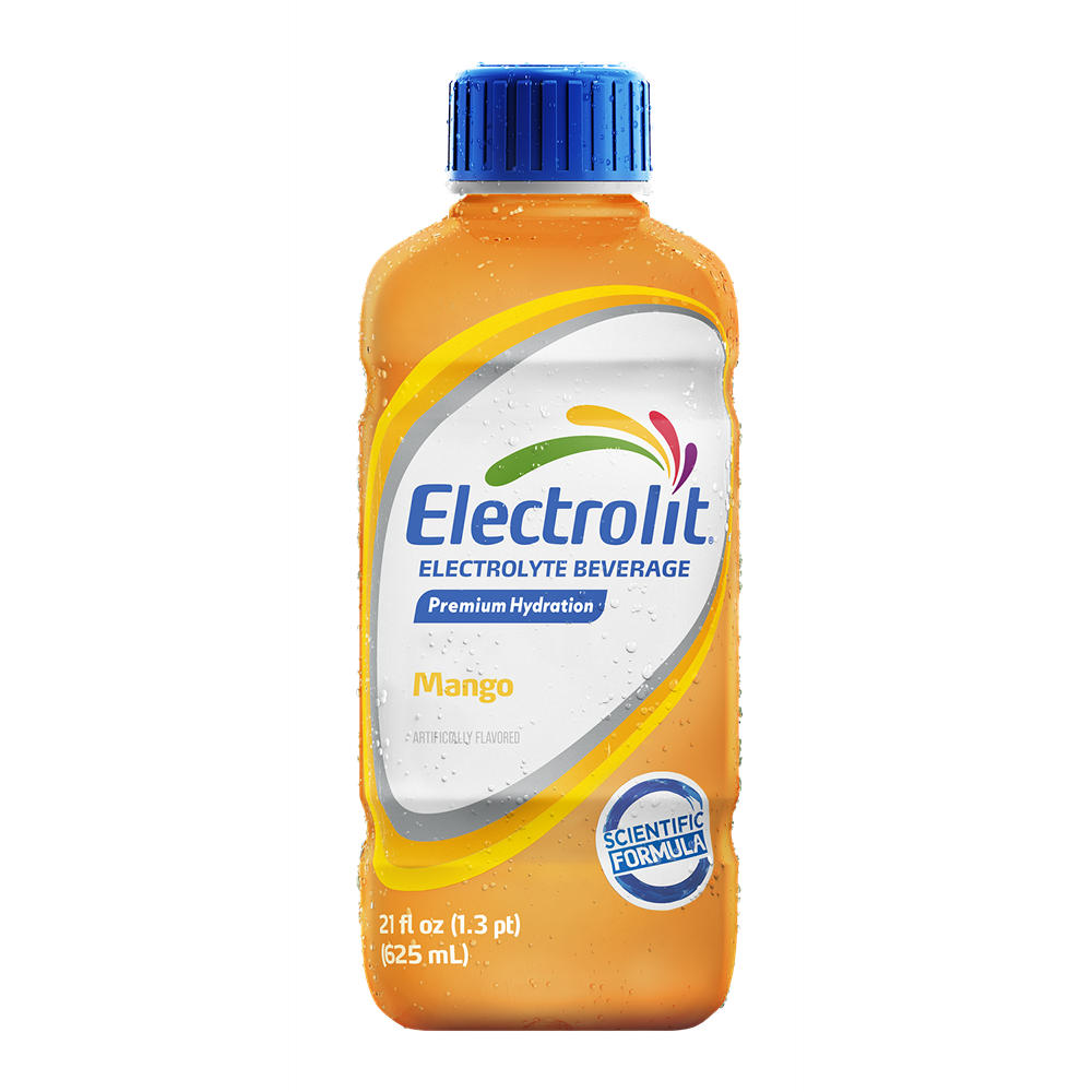 Electrolit Electrolyte Hydration Beverage – Mango, 21 oz