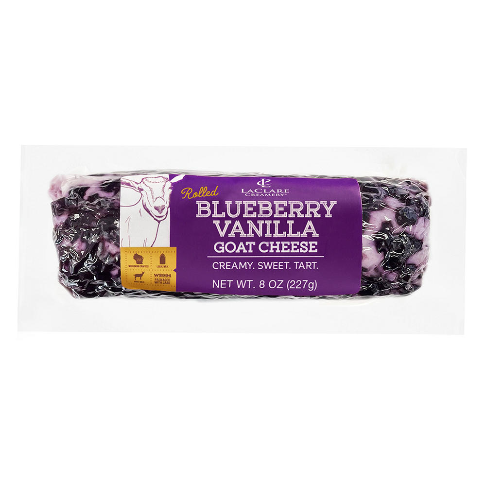 LaClare Creamery Goat Cheese Log - Blueberry Vanilla, 8 oz