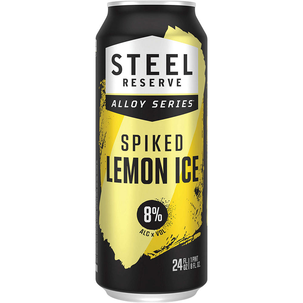 Steel Reserve Spiked Lemon Ice, 24 oz