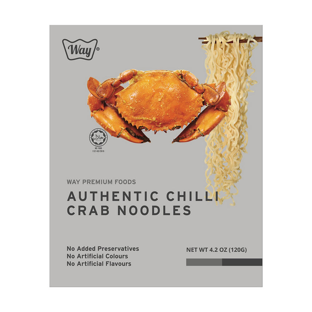 Way Authentic Chilli Crab Noodles, 4.2 oz