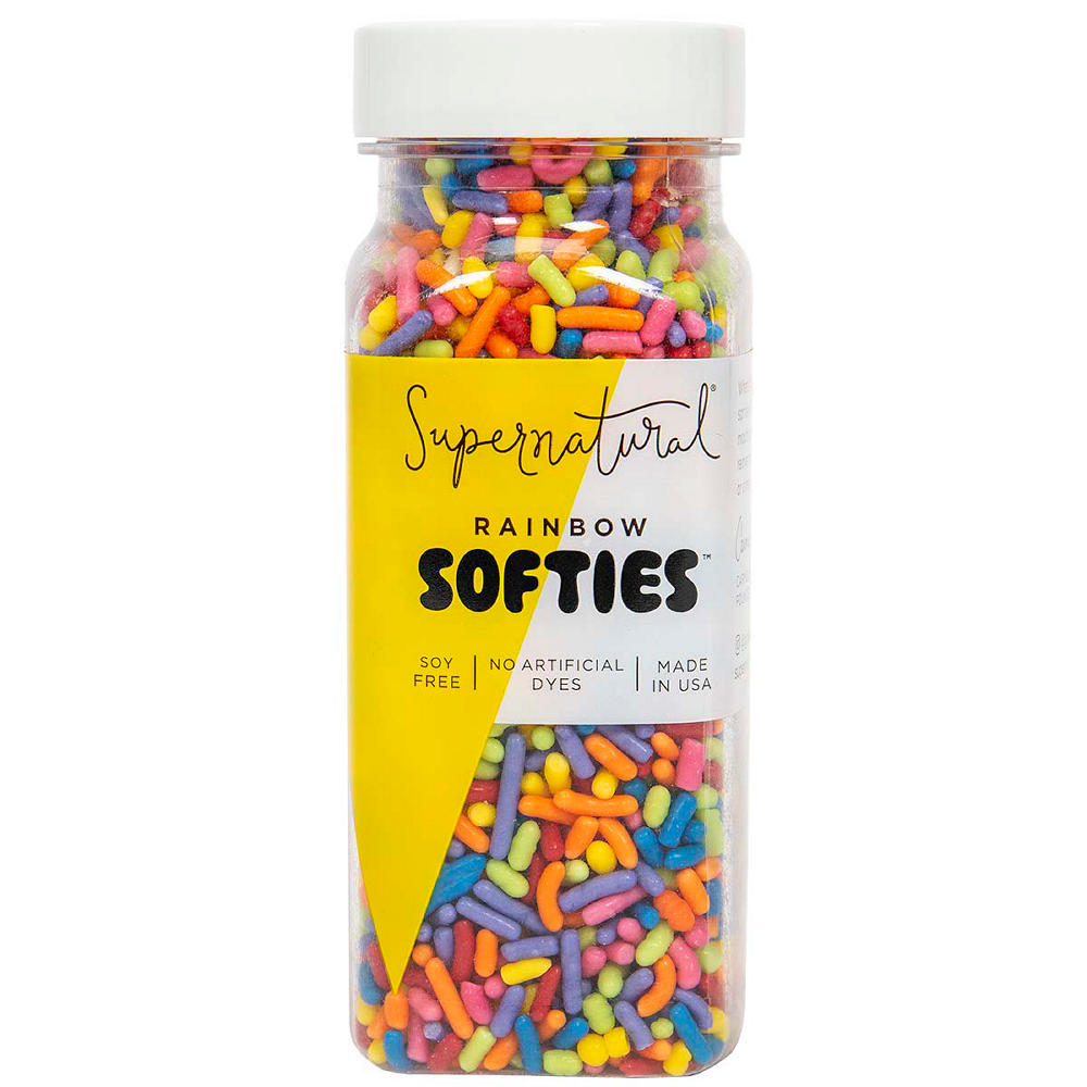 Supernatural Rainbow Softies Sprinkles, 3 oz