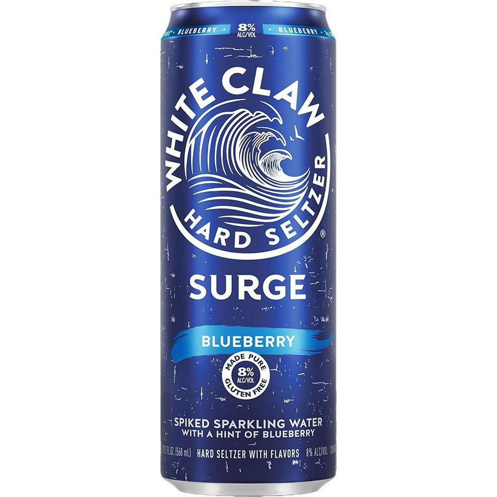 White Claw Surge Blueberry Spiked Sparkling Water Can, 19.2 oz