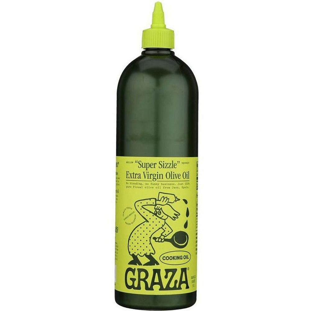 Graza Super Sizzle Extra Virgin Olive Cooking Oil, 33 oz