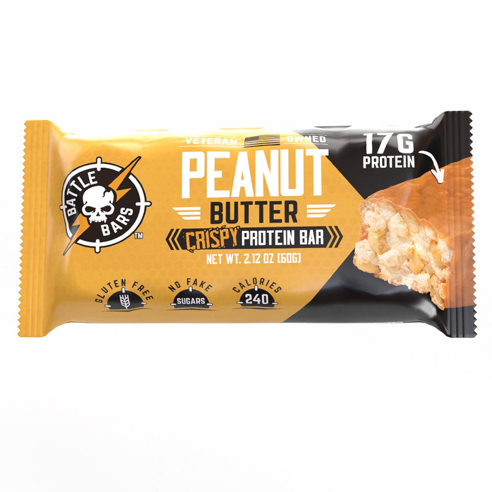 Battle Bars 17g Protein Bar - Peanut Butter, 2.12 oz