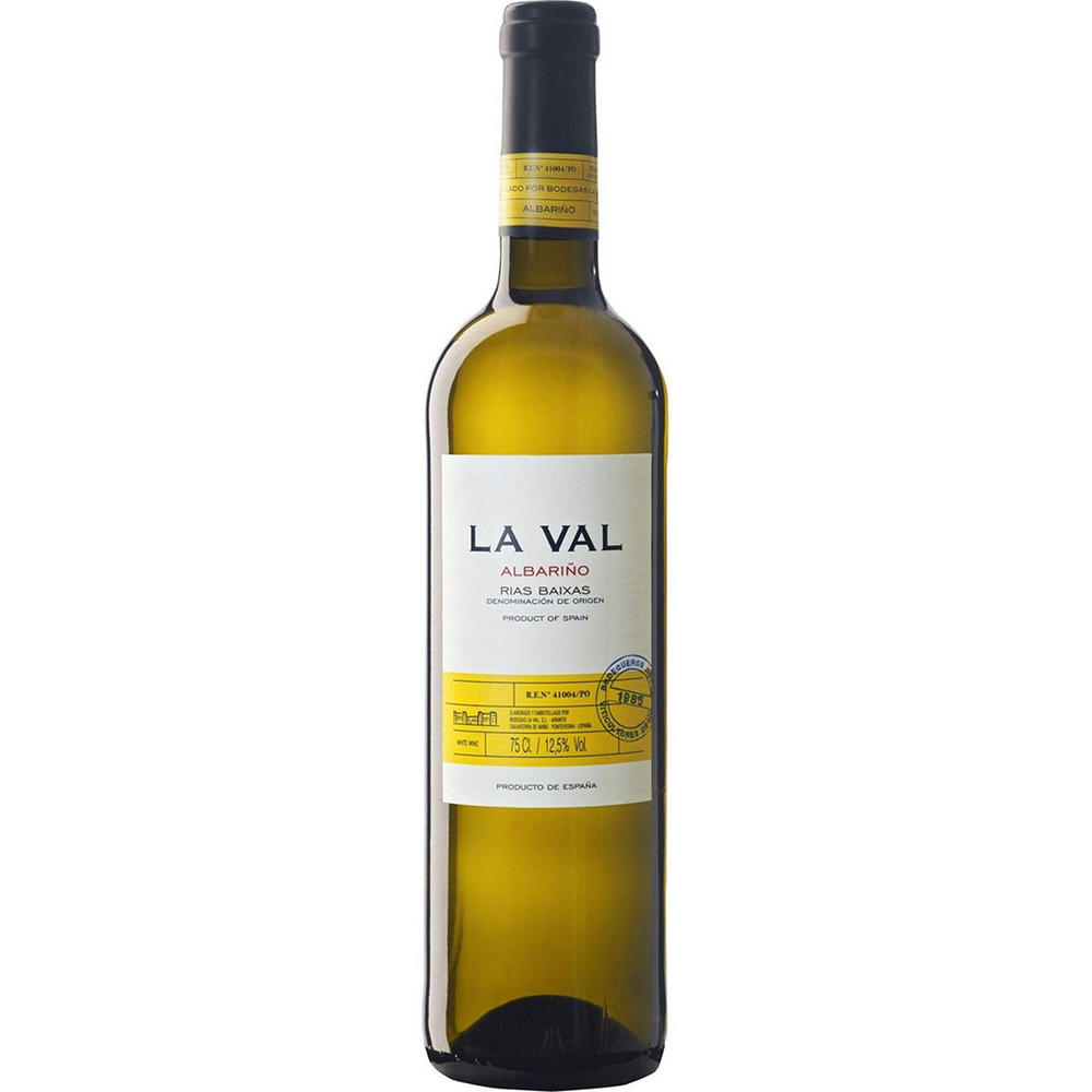 La Val Albarino Spanish White Wine, 750 mL