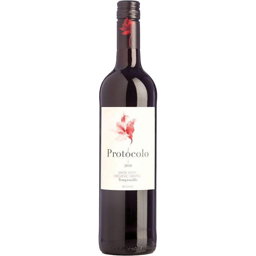 Protocolo Organic Tempranillo Spanish Red Wine, 750 mL