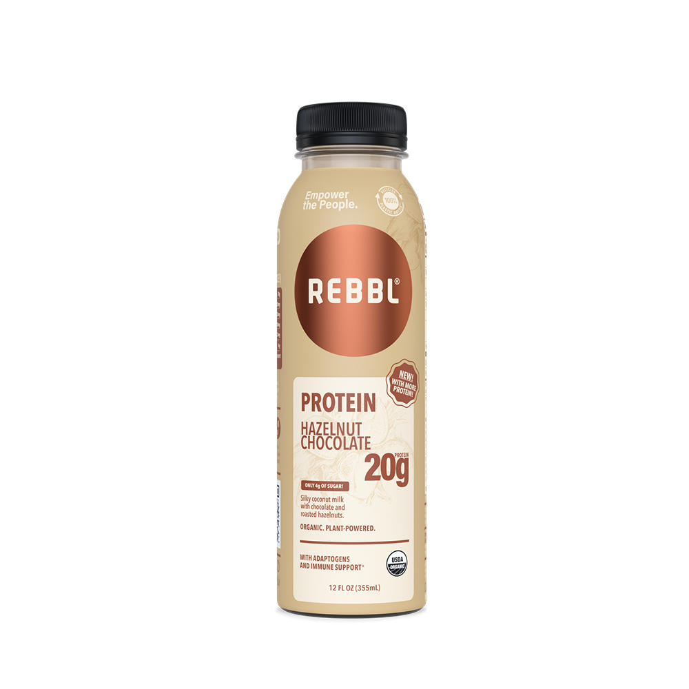 REBBL 20g Protein Shake - Hazelnut Chocolate, 12 oz