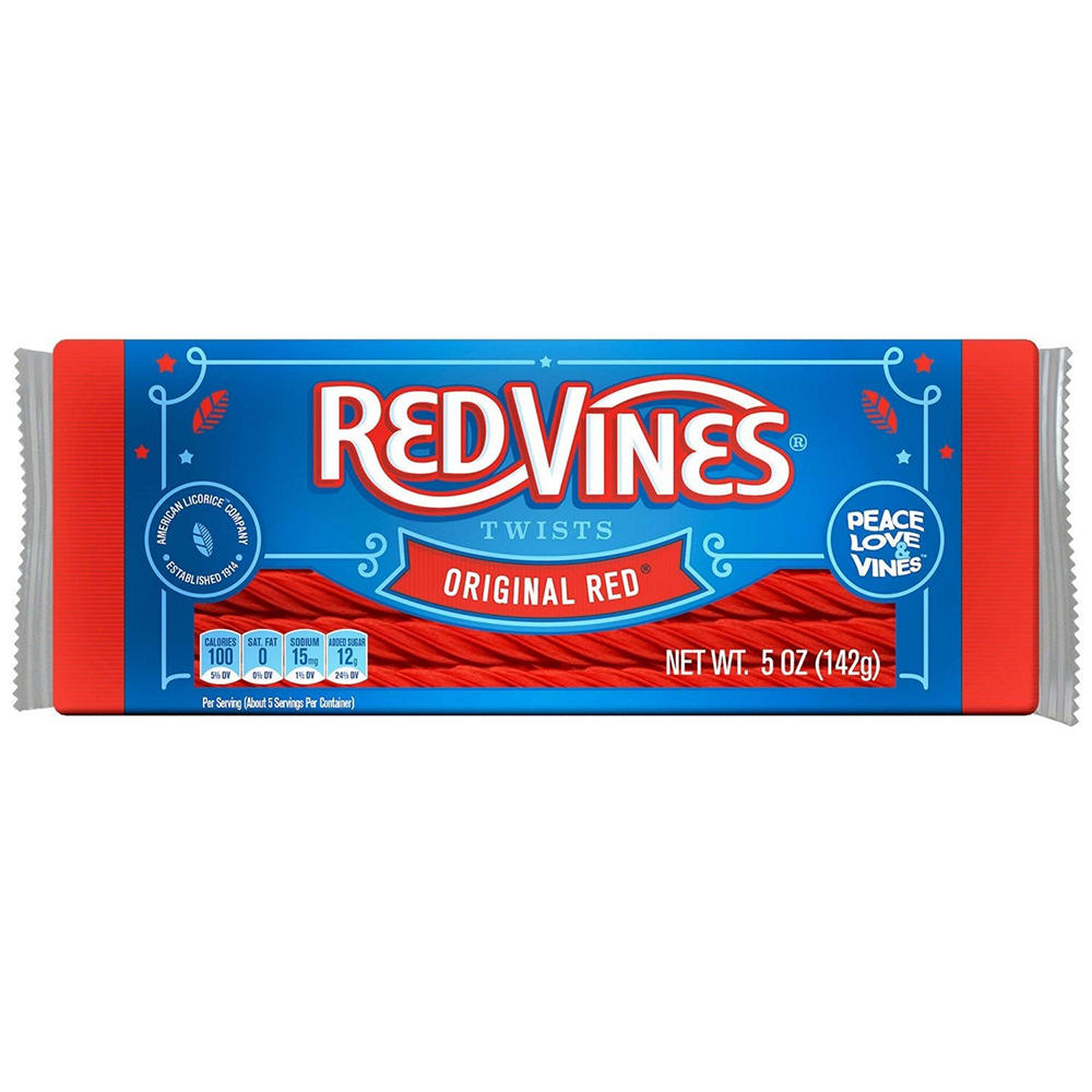 Red Vines Original Red Twists Licorice Candy, 5 oz