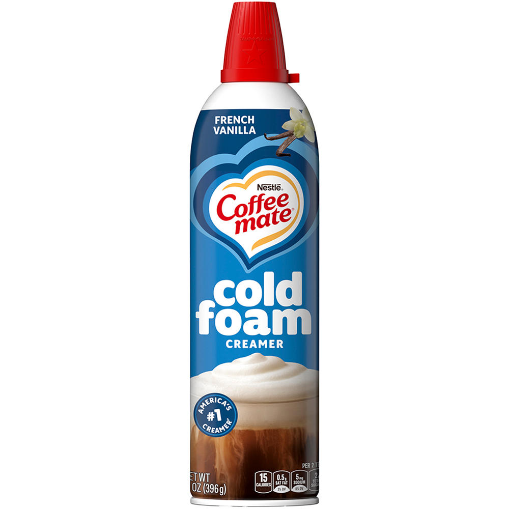 Nestle Coffee Mate Cold Foam Creamer - French Vanilla, 14 oz