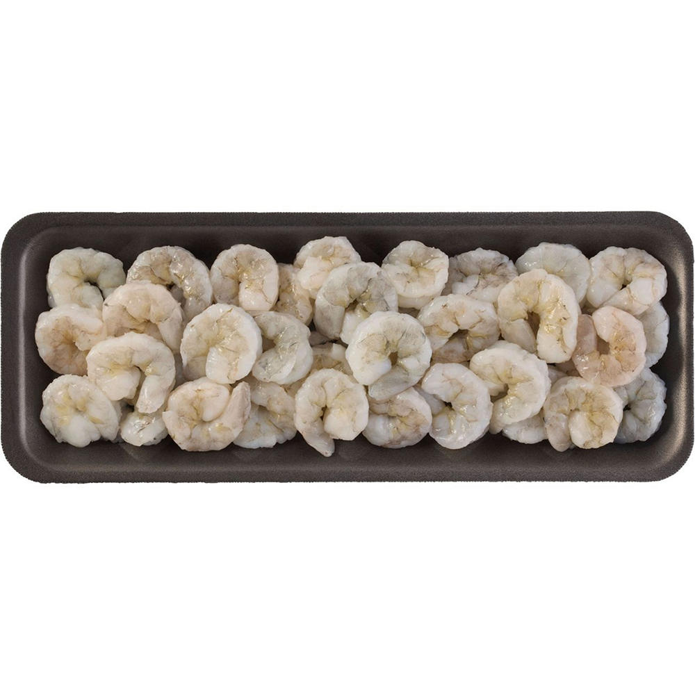 H-E-B Fish Market Peeled & Deveined Colossal White Raw Shrimp Texas-Size, 16 - 20ct/lb, Avg. 1.6 lbs