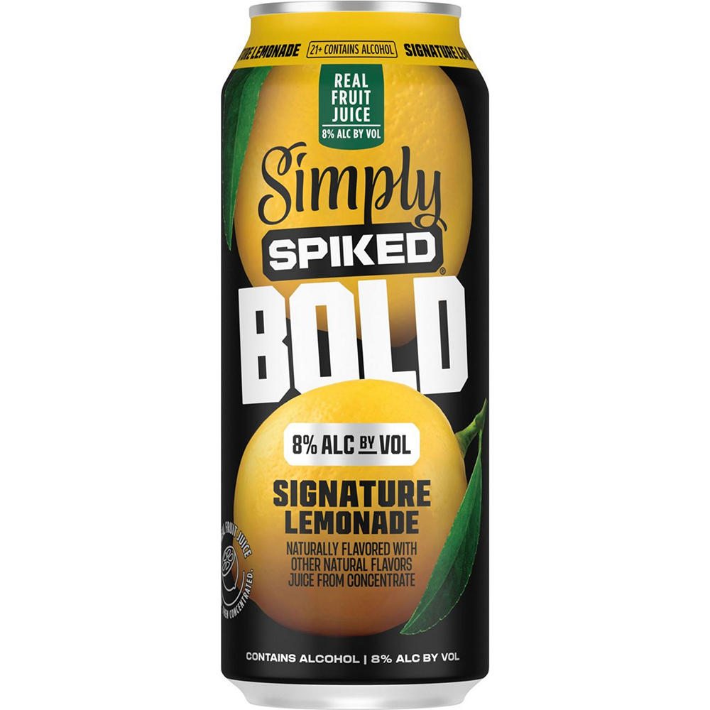 Simply Spiked Bold Signature Lemonade, 24 oz