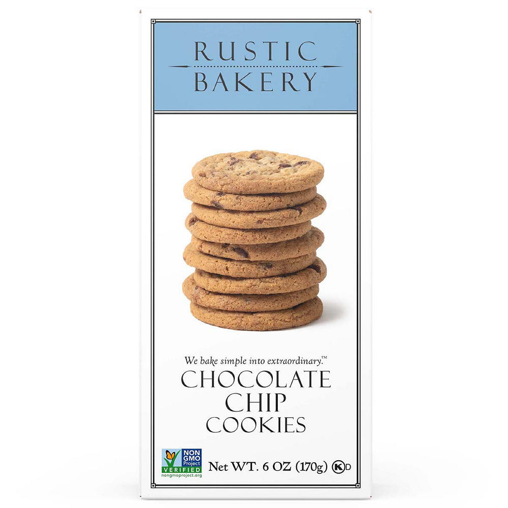 Rustic Bakery Chocolate Chip Cookies, 6 oz