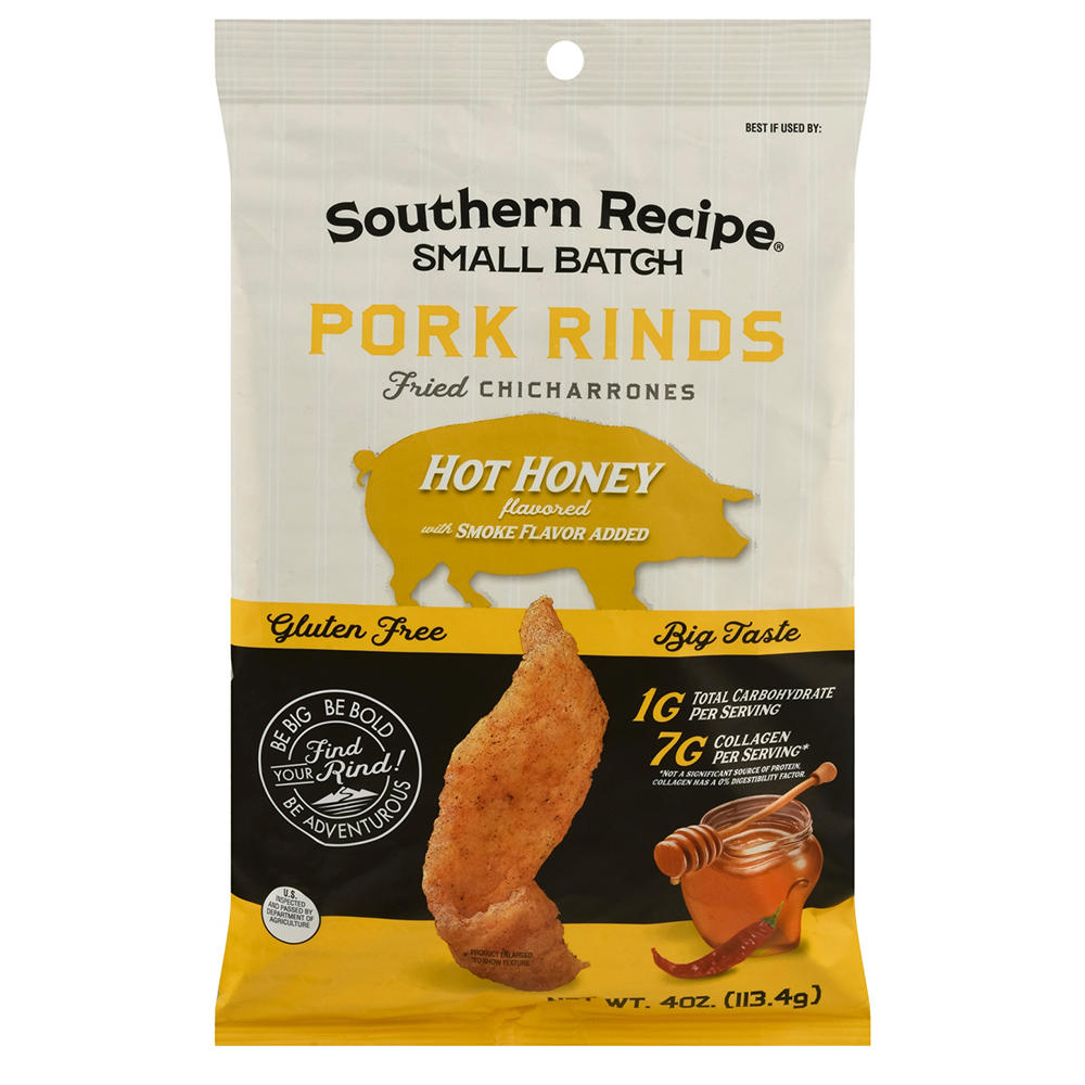 Southern Recipe Fried Pork Rinds - Hot Honey, 4 oz