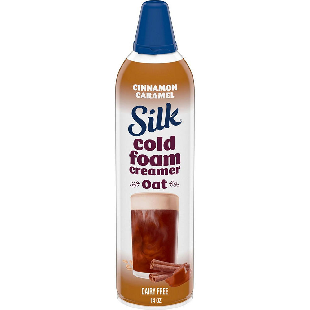 Silk Cold Foam Oat Creamer - Cinnamon Caramel, 14 oz