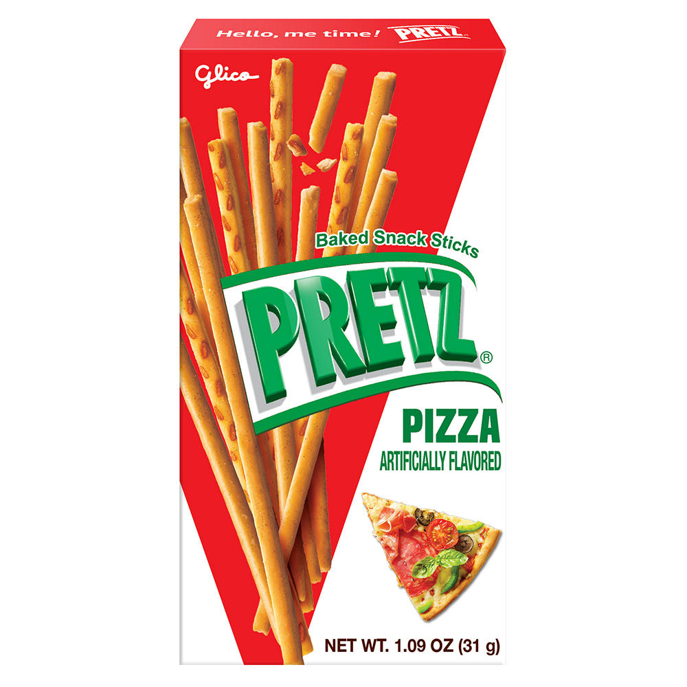 Glico Pretz Baked Snack Sticks - Pizza, 1.09 oz